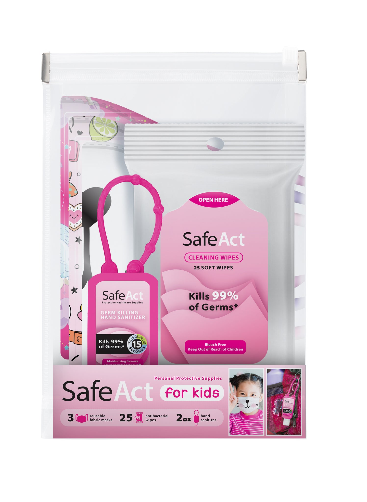 SafeAct Kit For Girls 120 Pack